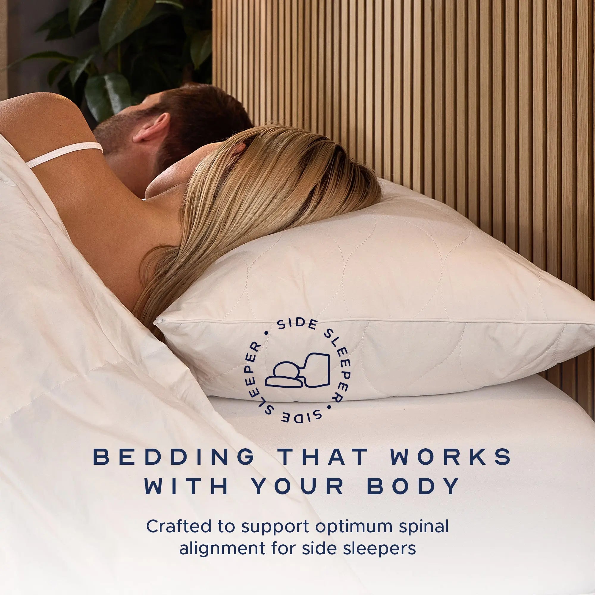 Luxuious Cotton Quilted Pillow Snuggledown