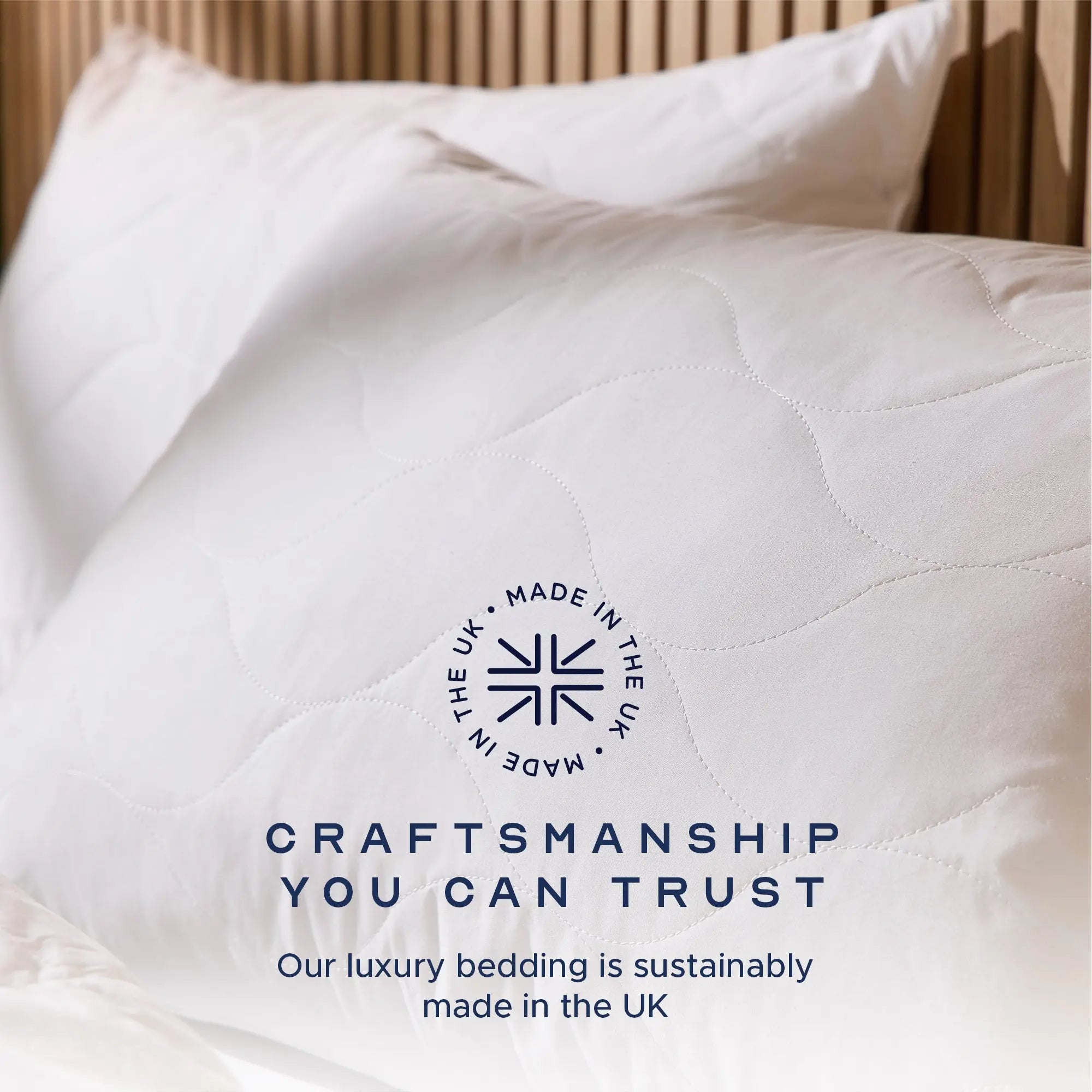 Luxuious Cotton Quilted Pillow Snuggledown
