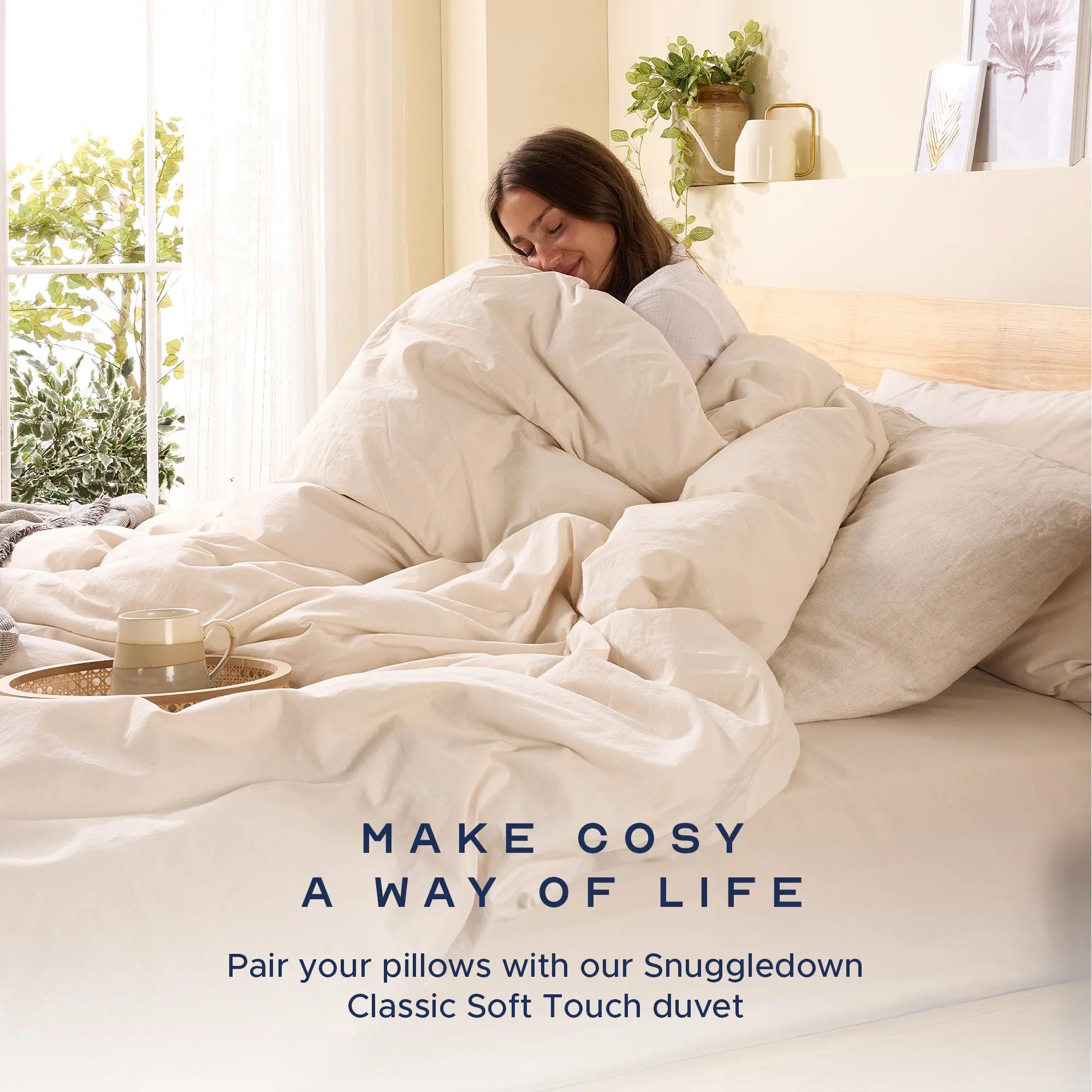 Rebound Quilted Pillows Snuggledown