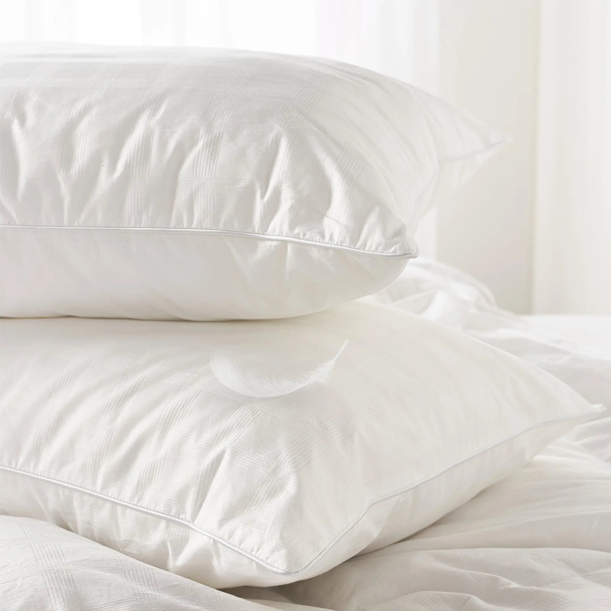 Sumptuous Hungarian Goose Down Pillow John Cotton Production