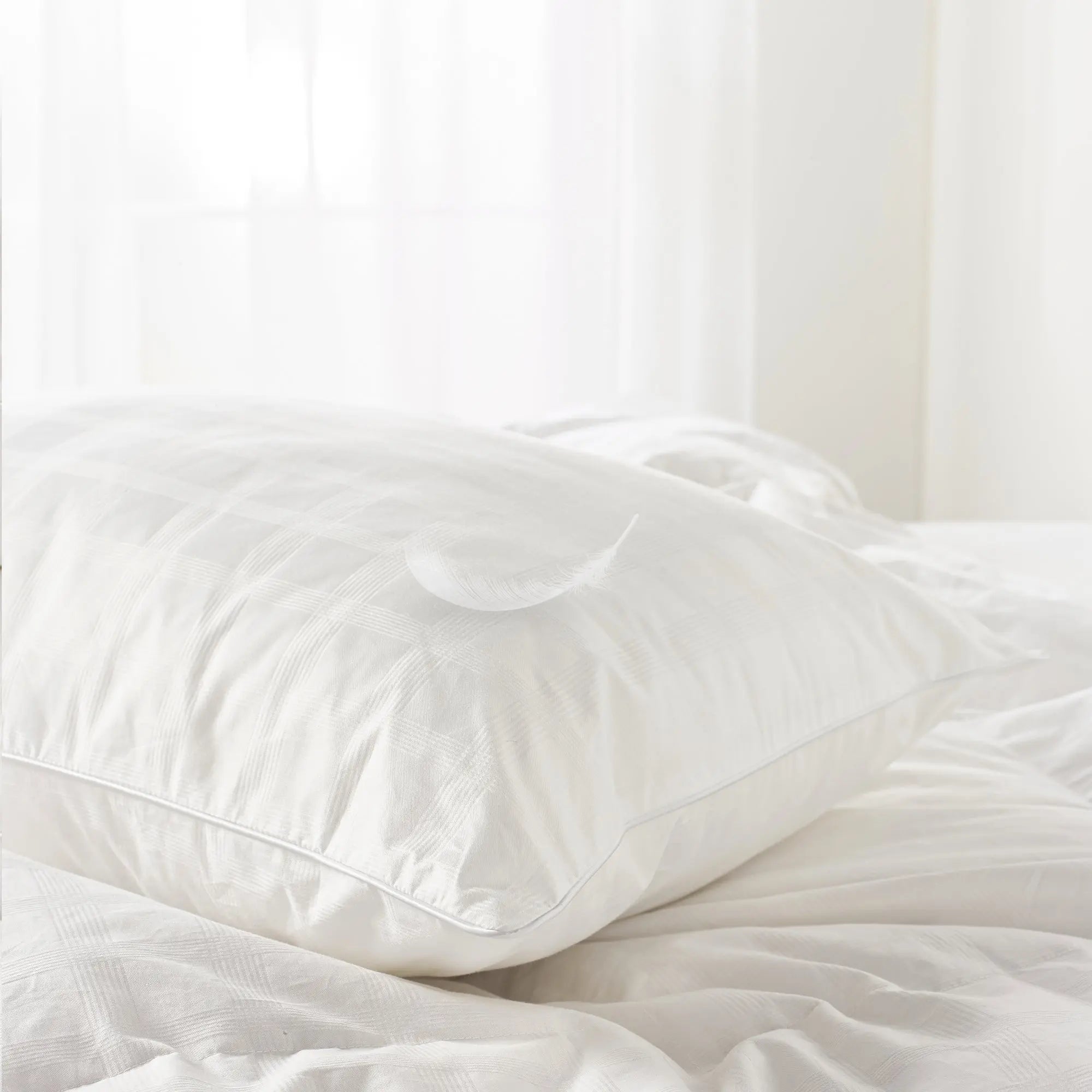 Sumptuous Hungarian Goose Down Pillow John Cotton Production