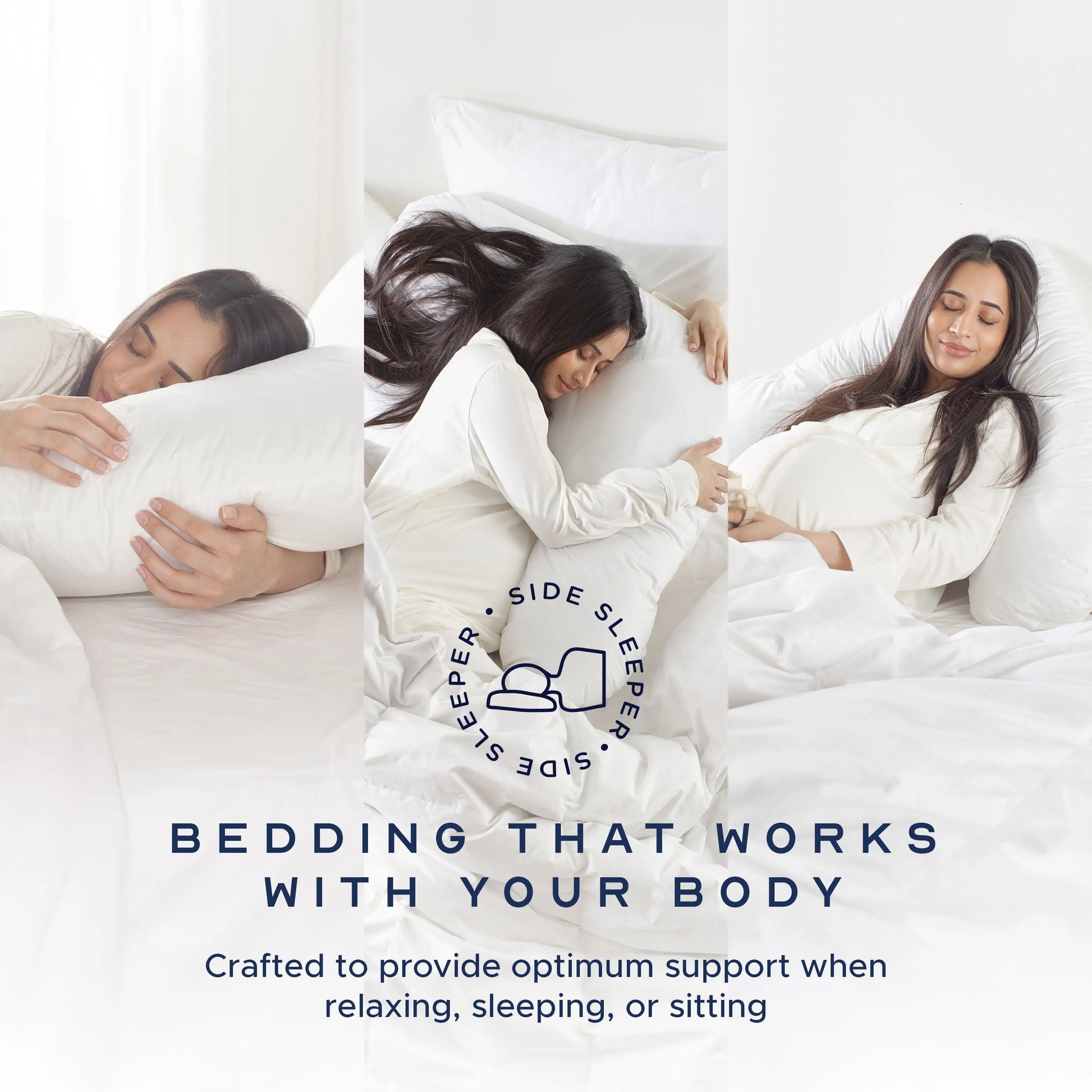V Shape Pregnancy Pillow John Cotton Production
