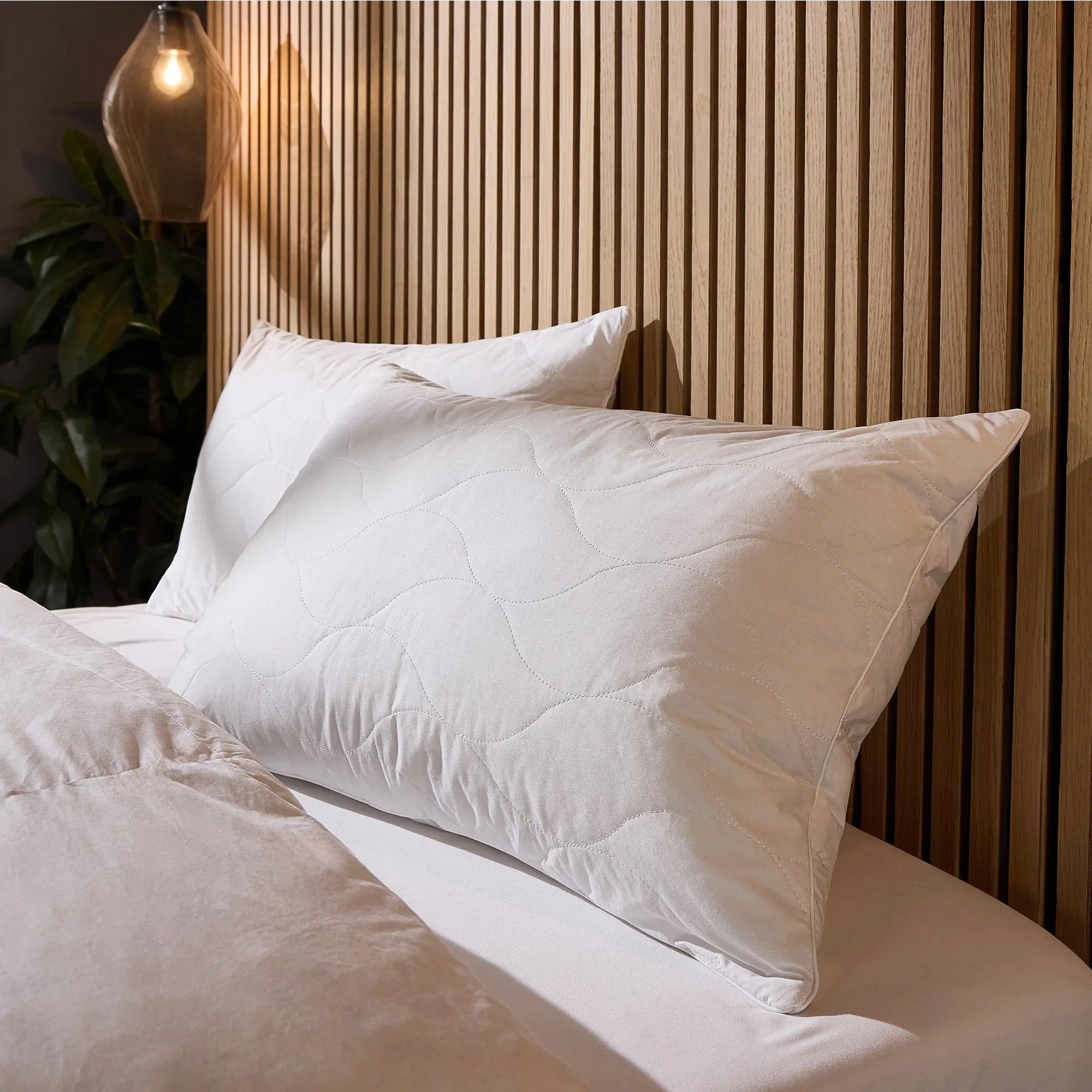 Luxuious Cotton Quilted Pillow Snuggledown