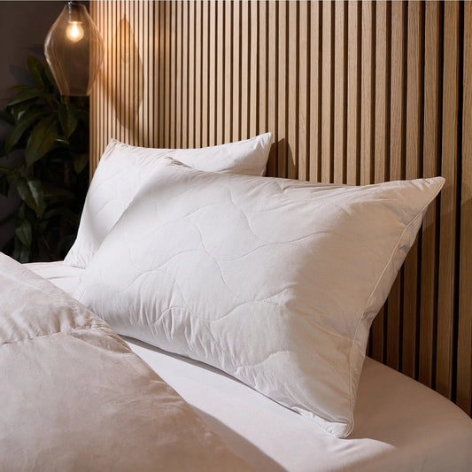Luxuious Cotton Quilted Pillow Snuggledown