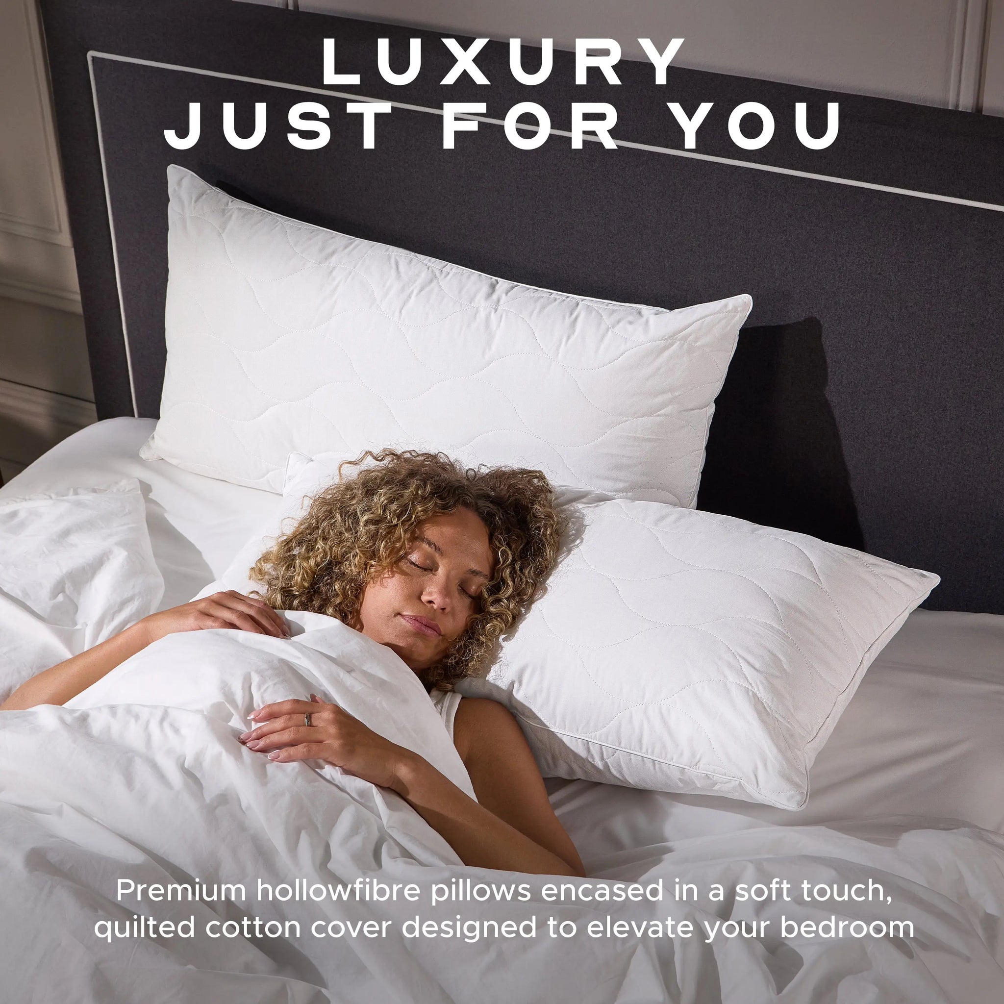 Luxurious Cotton Kingsize Pillow Snuggledown