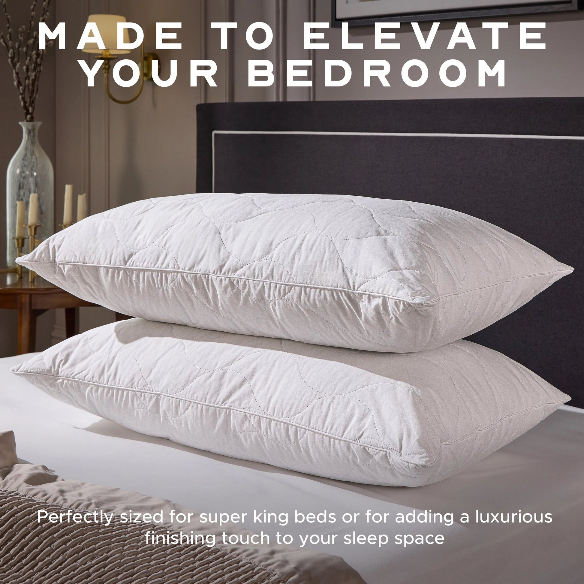 Luxurious Cotton Kingsize Pillow Snuggledown
