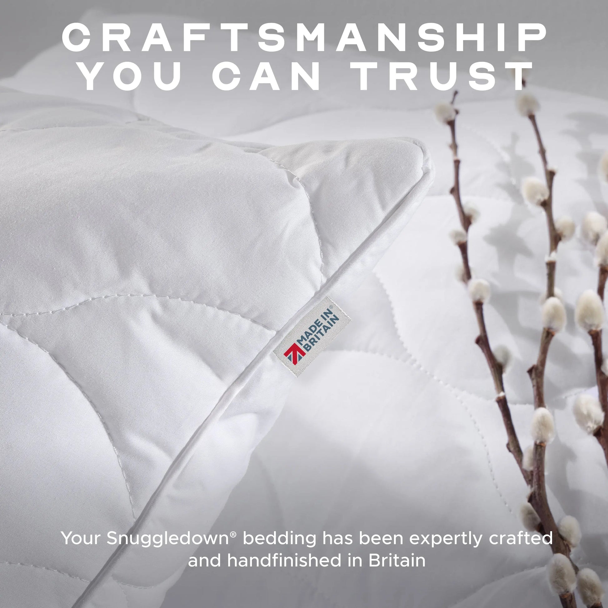 Luxurious Cotton Kingsize Pillow Snuggledown