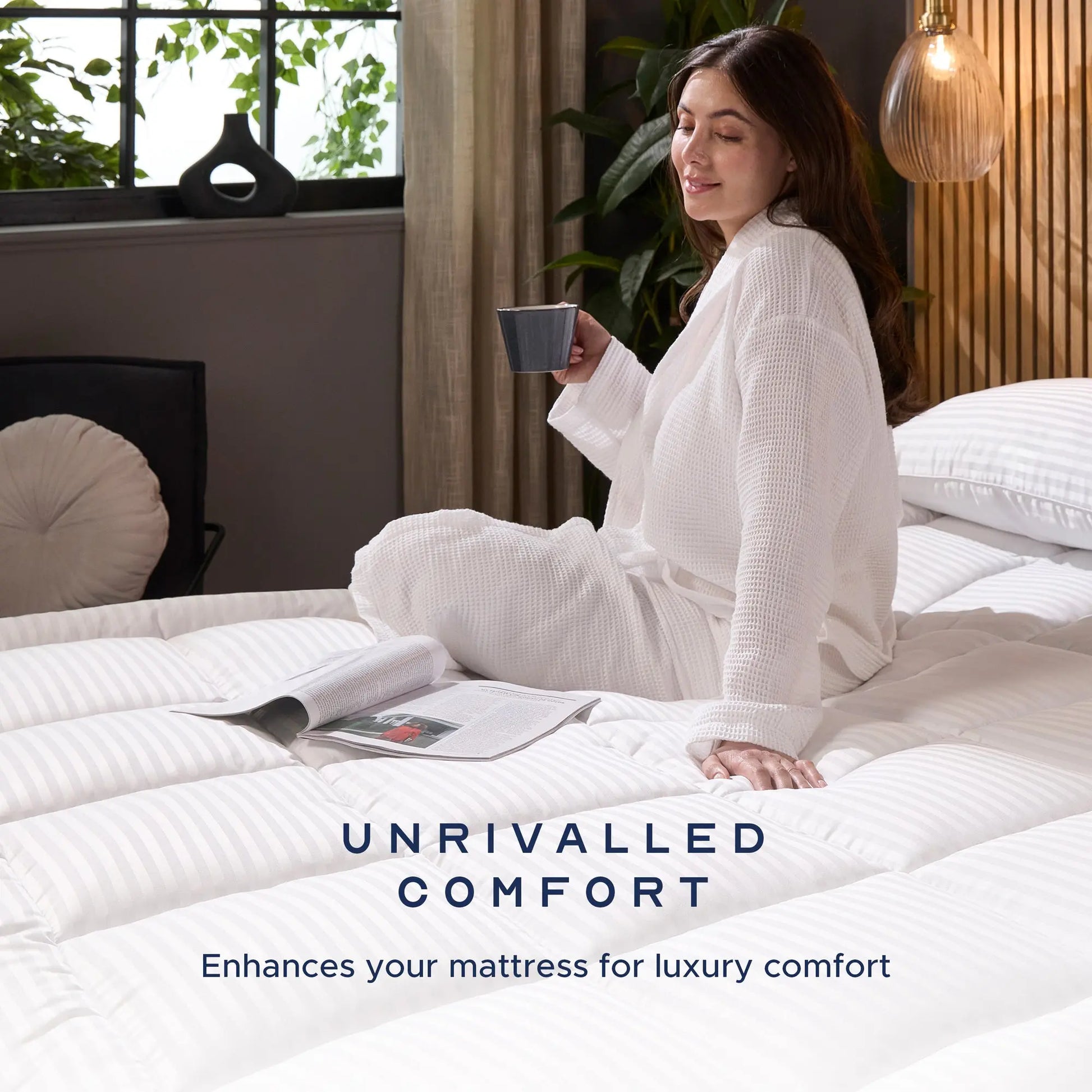 Luxurious Hotel 5cm Mattress Topper Snuggledown