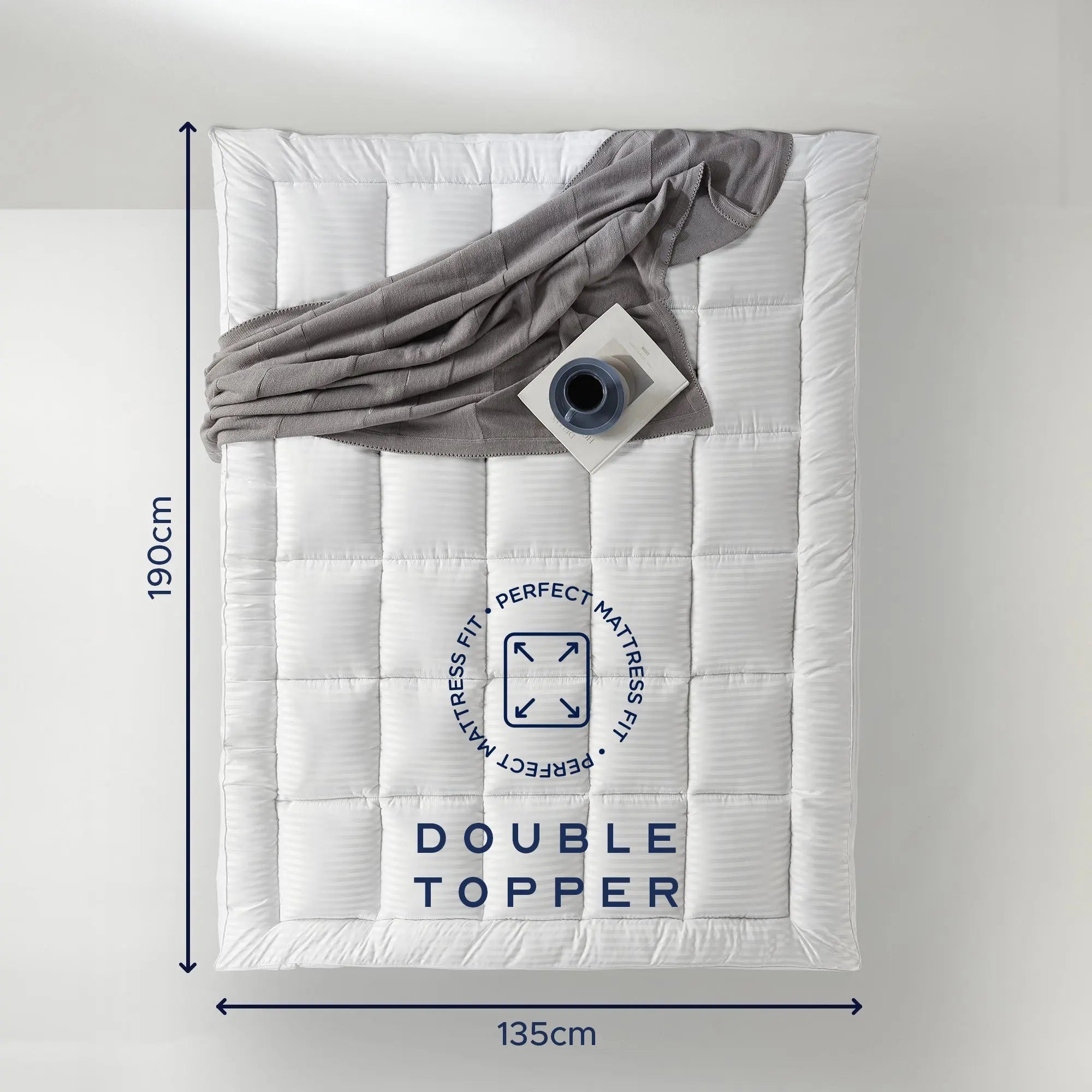 Luxurious Hotel 5cm Mattress Topper Snuggledown