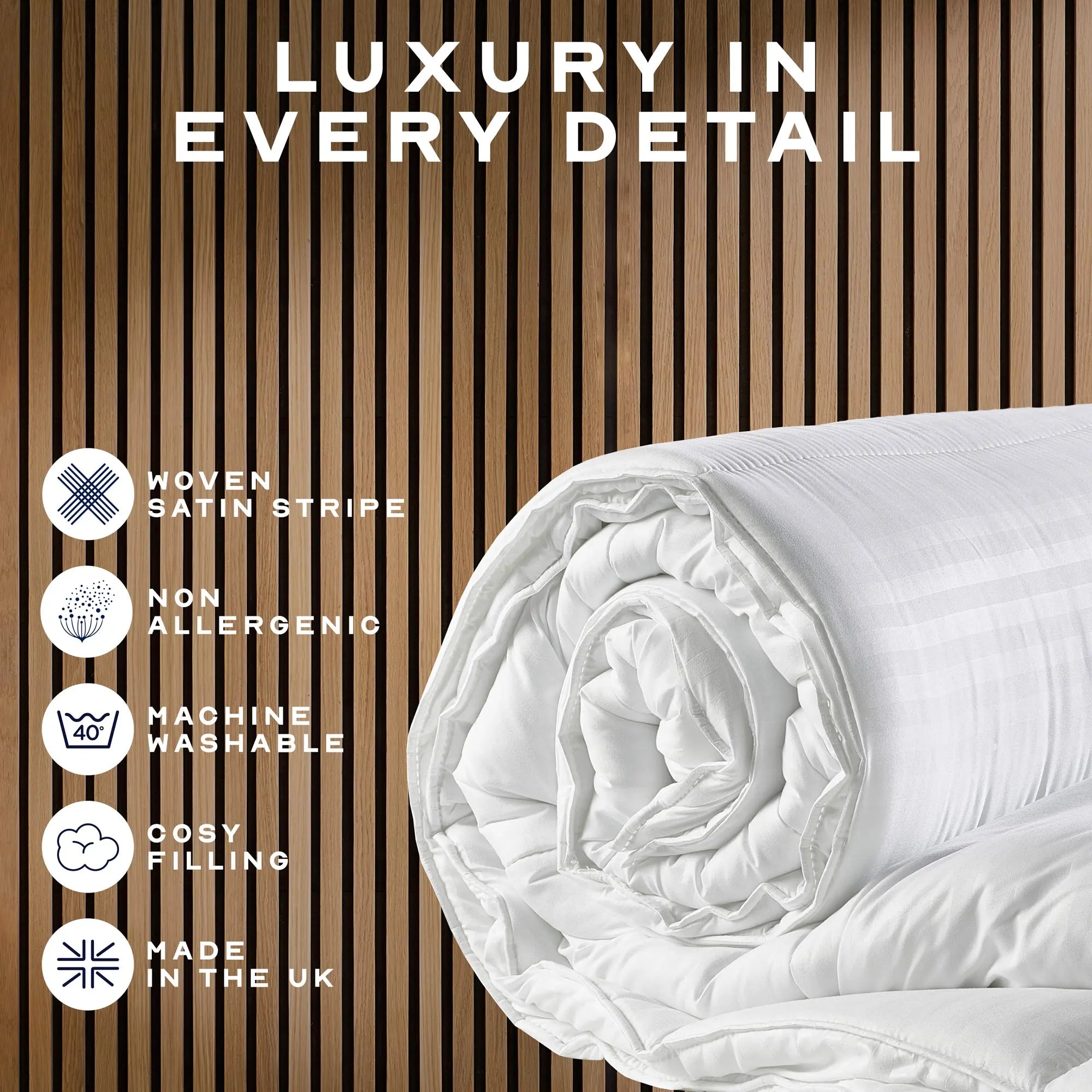 Luxury Satin Stripe Duvet John Cotton Production
