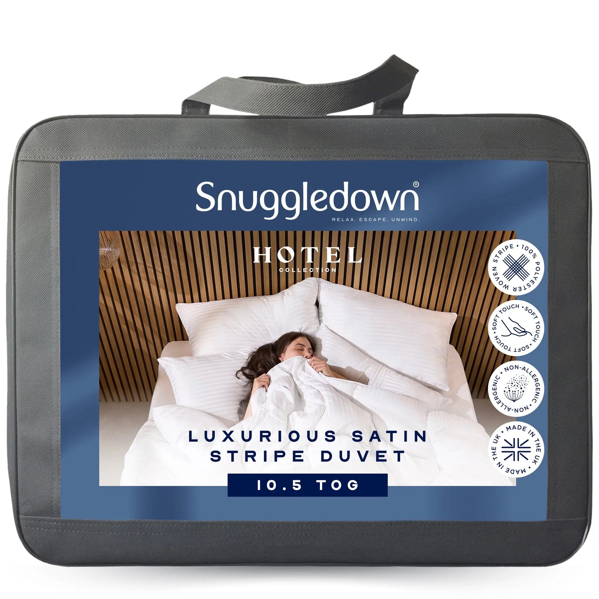 Luxury Satin Stripe Duvet John Cotton Production