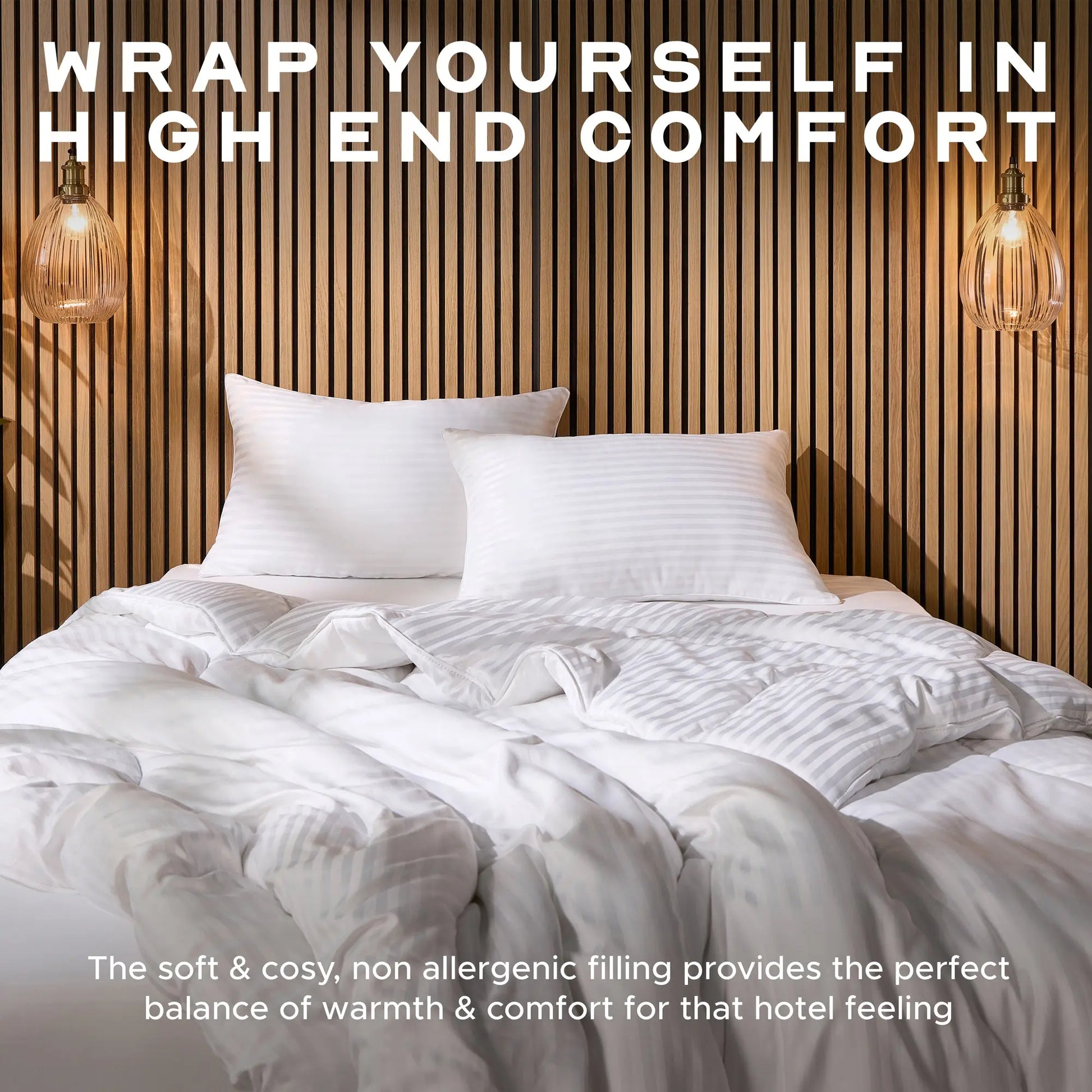 Luxury Satin Stripe Duvet John Cotton Production