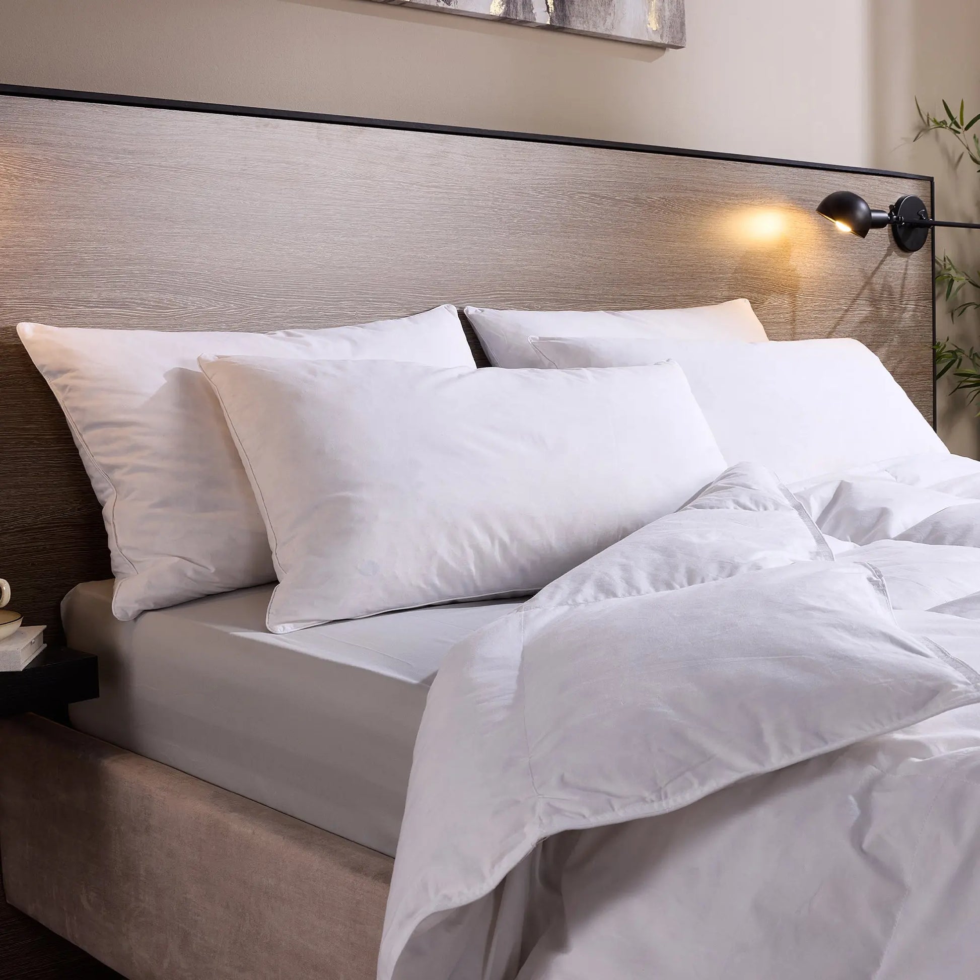 Signature Goose Feather and Down Pillow for Ultimate Comfort