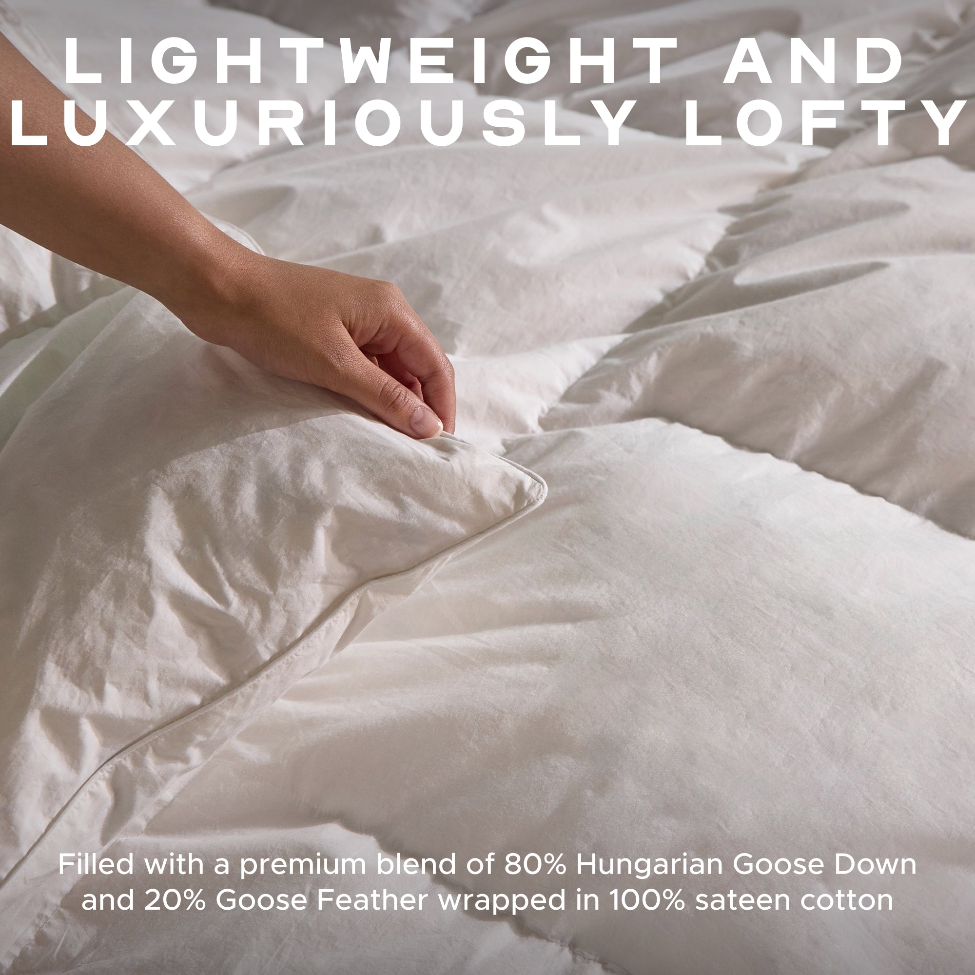 Sumptuous Hungarian Goose Down Duvet
