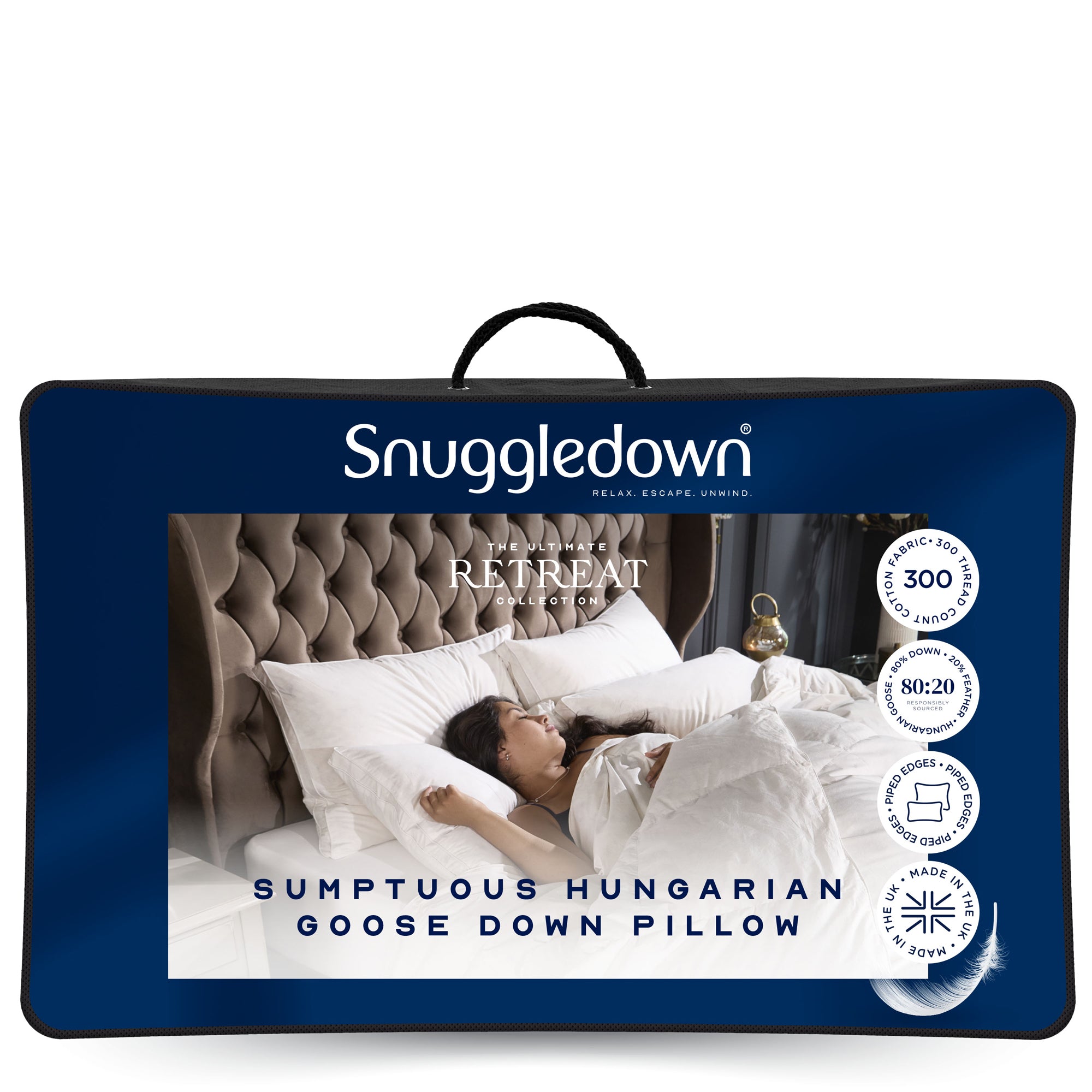 Sumptuous Hungarian Goose Down Pillow