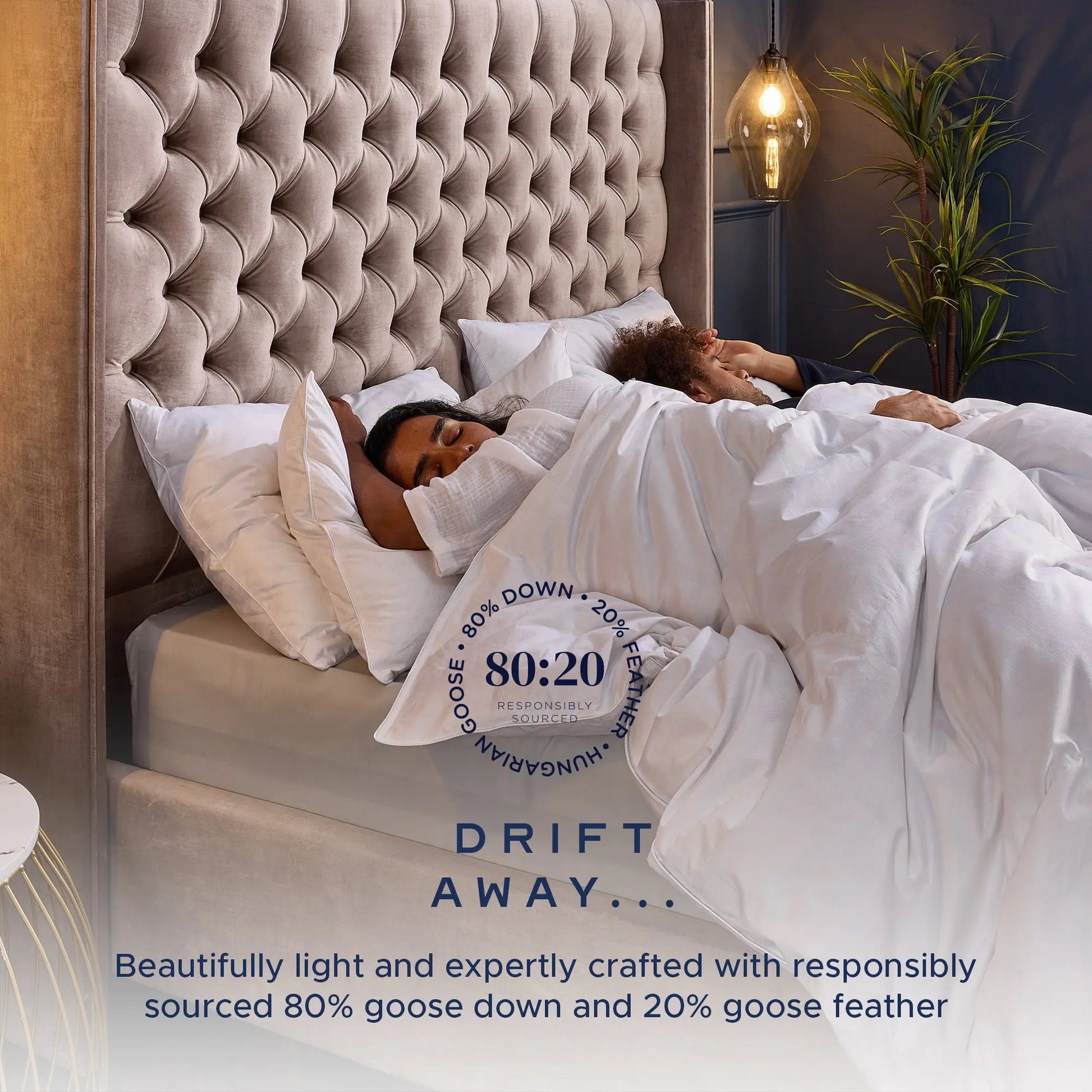 Sumptuous Hungarian Goose Down Duvet John Cotton Production